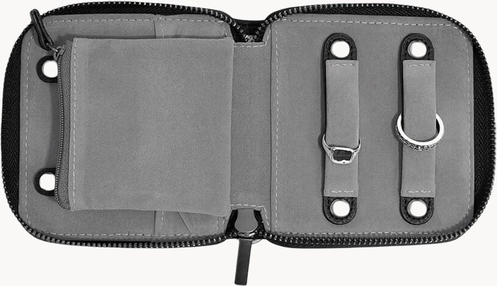 Kompaktná šperkovnica Pebble Black