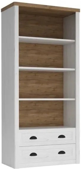 Regál PROVENCE R2, sosna andersen/lefkas ciemny.