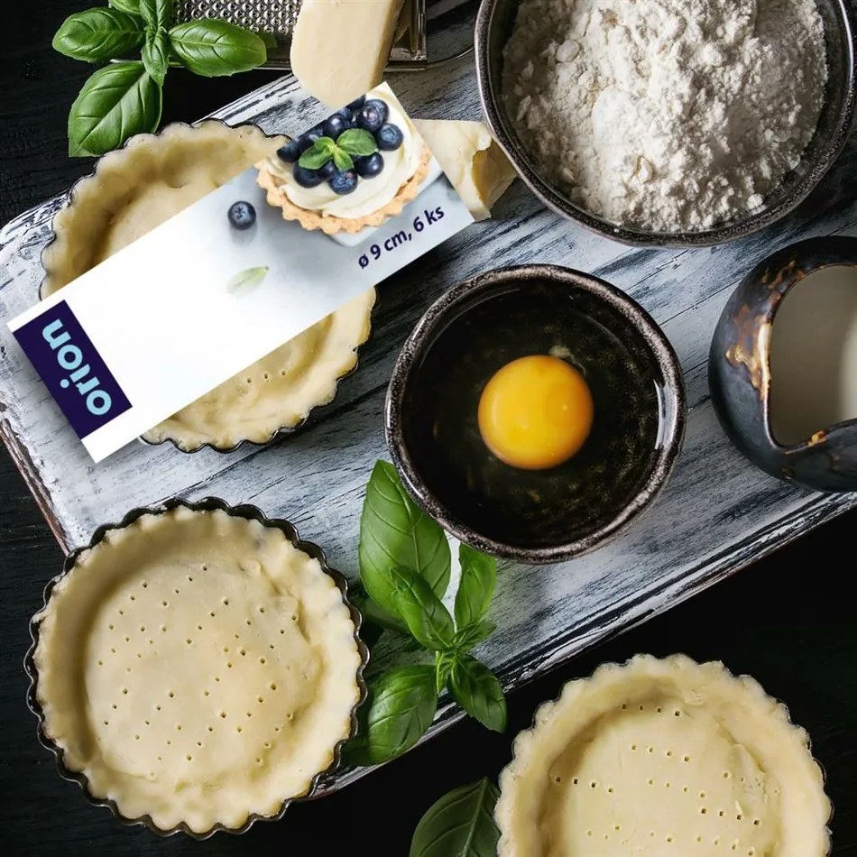 Orion Forma kov koláčová TORTELETTES pr. 9 cm 6 ks , S