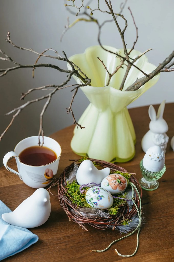 House Doctor Sklenená váza Say / Yellow