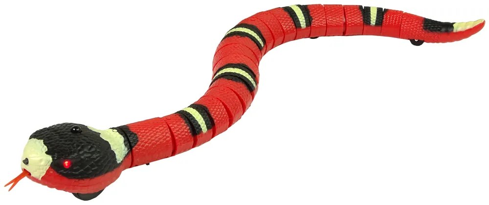 Lean Toys Červený had na diaľkové ovládanie