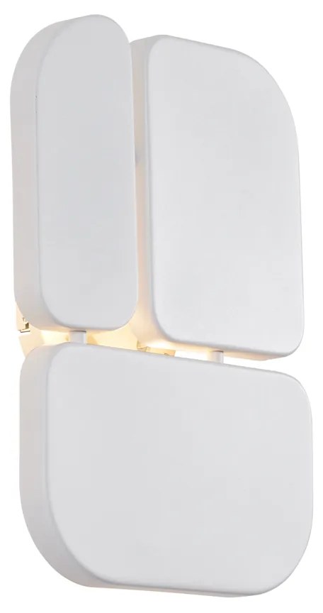 Dizajnové nástenné svietidlo biele 3-svetlá - Planes