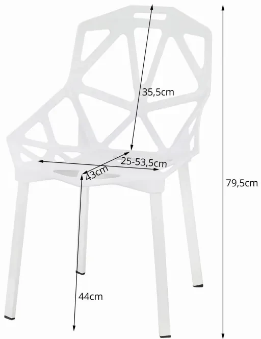 Set troch stoličiek ESSEN čierne (3ks)