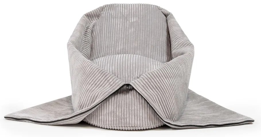 Čierny menčestrový detský sedací vak Cocoon 100 – SLOWDOWN