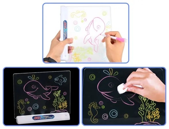 Malplay 108702 3D MAGIC tabliet na kreslenie