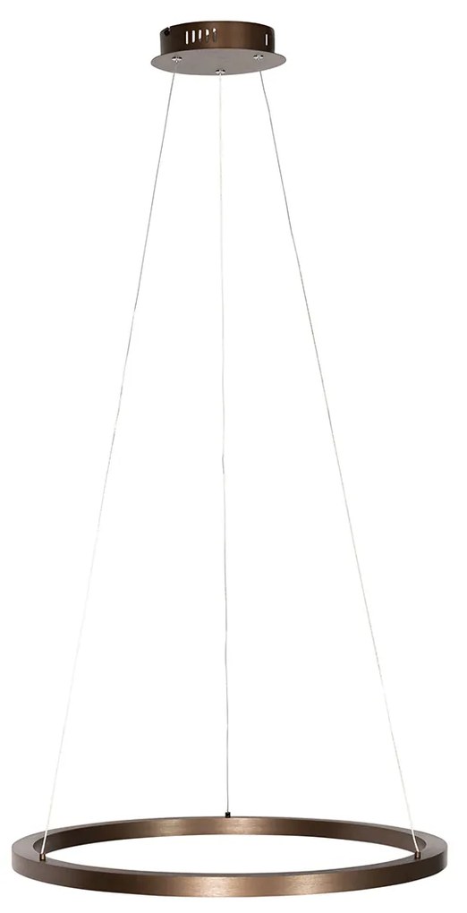 Závesné svietidlo bronzové 60 cm vrátane LED 3-stupňovo stmievateľné - Girello