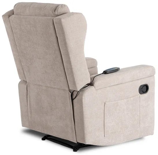 Masážne kreslo ANDREA, bežová látka