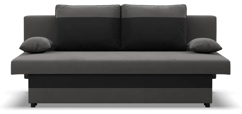 Veľká rozkladacia pohovka SONY model 2 Sivá-čierna