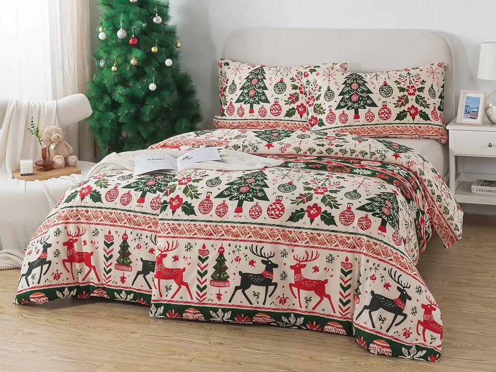 XPOSE® Bavlnené Renforcé obliečky TRADIČNÉ VIANOCE
