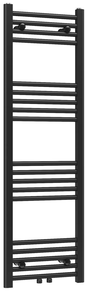 Gamma Erga Simple, vykurovacie teleso 1300x400 mm, 441 W, čierna, ERG-LAV-SIMP-13040-BK