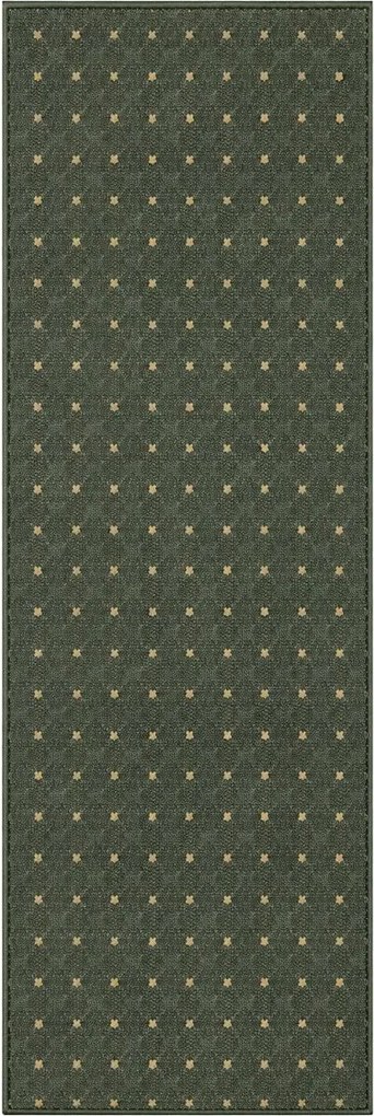 Condor Carpets, Behúň na mieru Udinese zelený, šíre 40 cm, zelená, chodba / predsieň