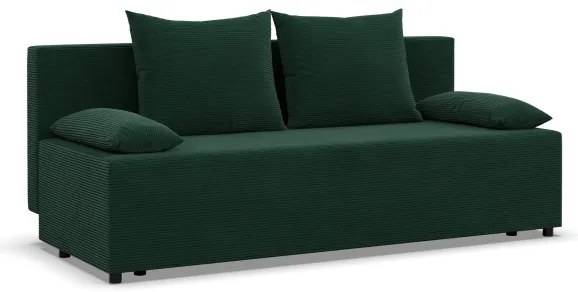 Dvojmiestna pohovka FERMO Poso rozkladacia, fľaškovo zelená