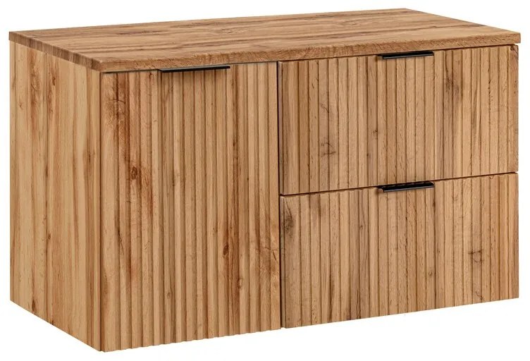 Závesná skrinka Casad s doskou 100 cm dub wotan