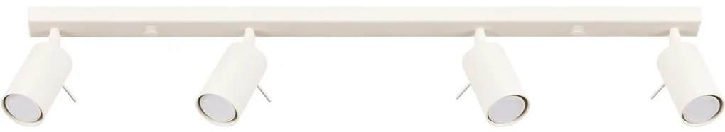 Sollux SL.1498 - Bodové svietidlo RING 4xGU10/10W/230V krémová