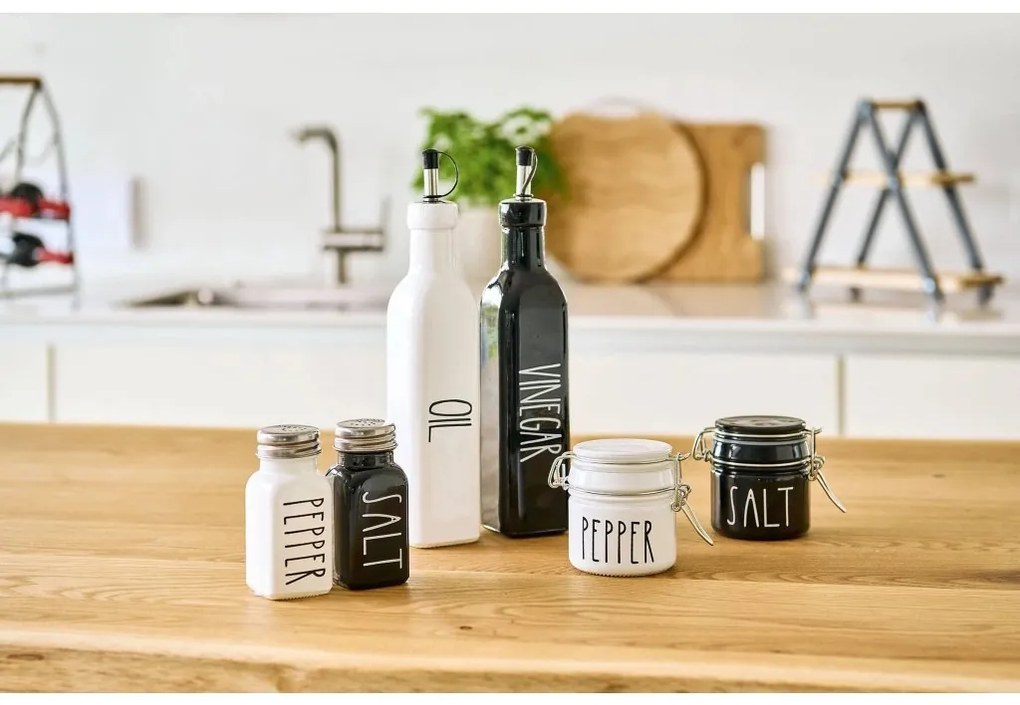 Orion Súprava dávkovača na olej a ocot, BLACK&WHITE