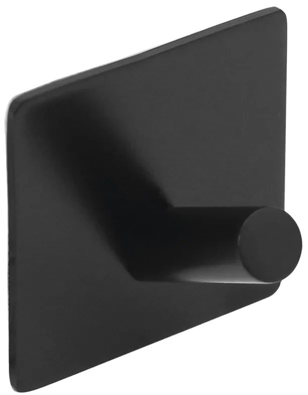 Sapho Sapho, vešiačik samolepiaci, čierna matná, 31203