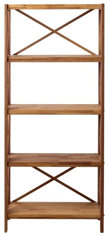 Dizajnový regál Walworth 161 cm prírodný dub