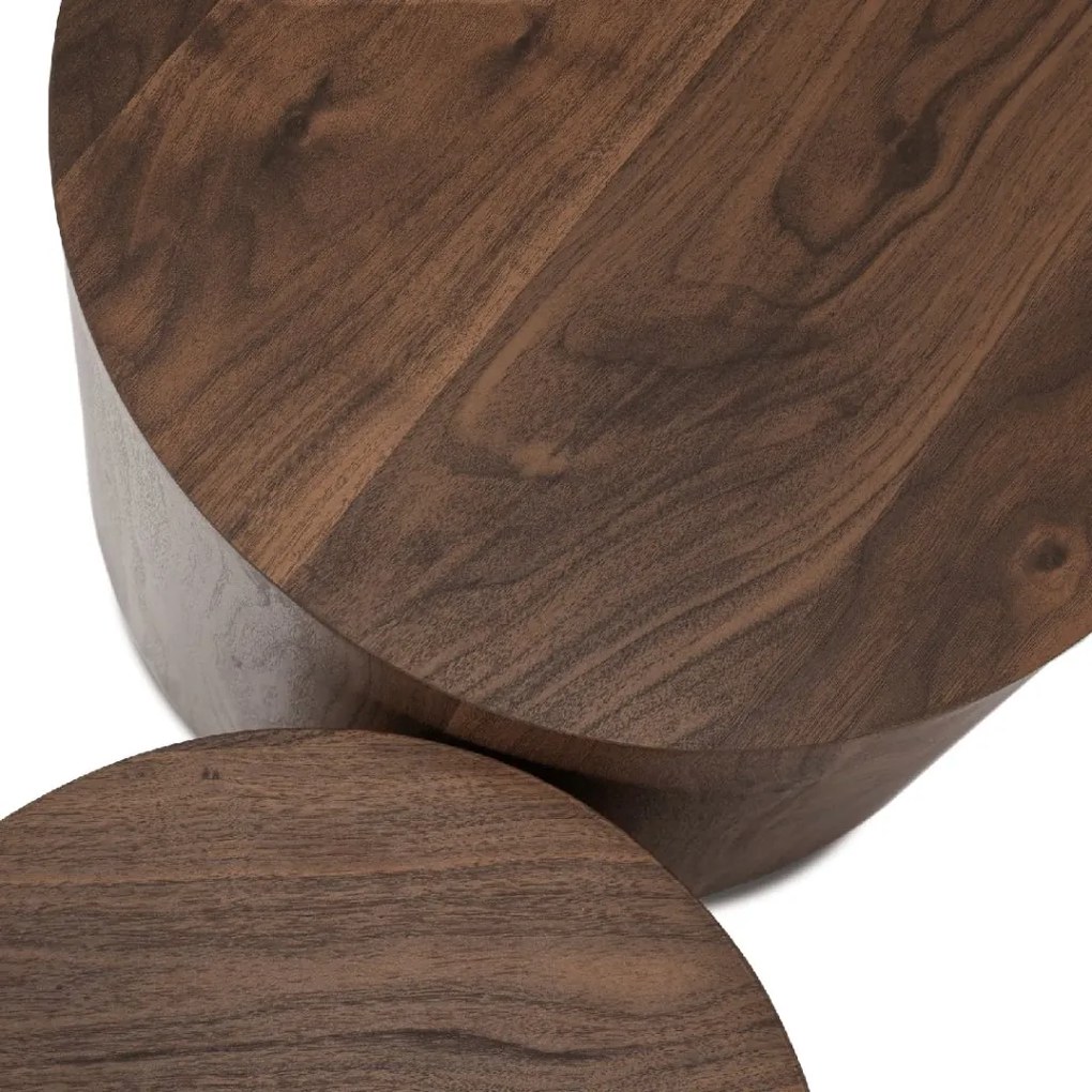 PROXIMA.store - Moderná zostava stolíkov LEILA FARBA: orech