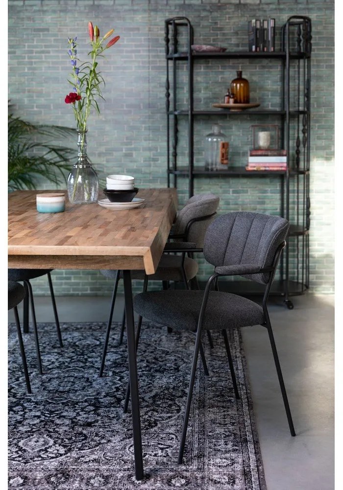 Svetlosivé jedálenské stoličky v súprave 2 ks Jolien – White Label