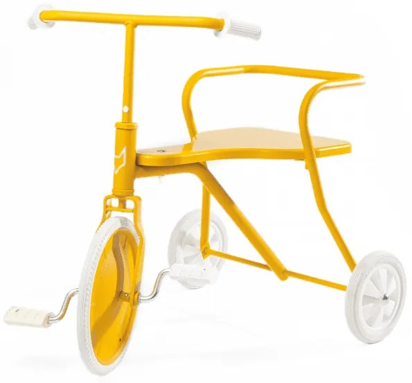 Dětská tříkolka žlutá