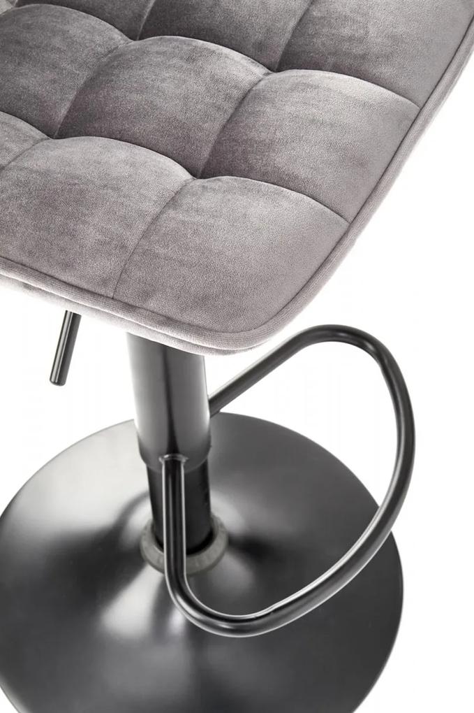 Barová stolička Forbia šedá