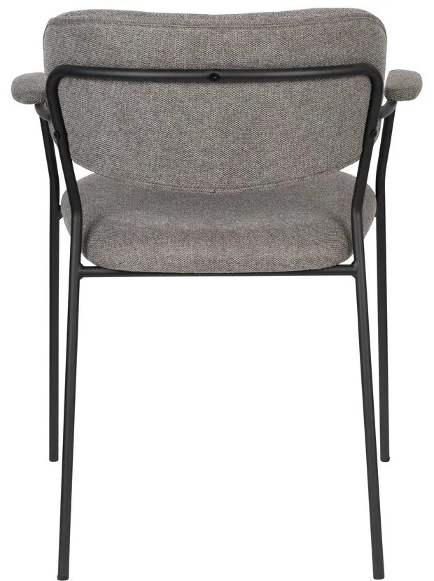 Svetlosivé jedálenské stoličky v súprave 2 ks Jolien – White Label