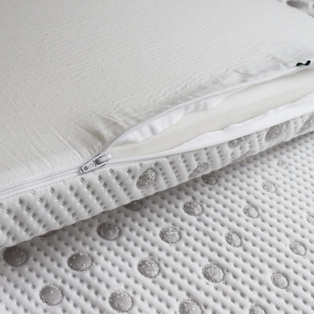 DREAMPUR Vrchný matrac z latexovej peny DREAMPUR® Grey Dots 5 cm - 85x195 cm