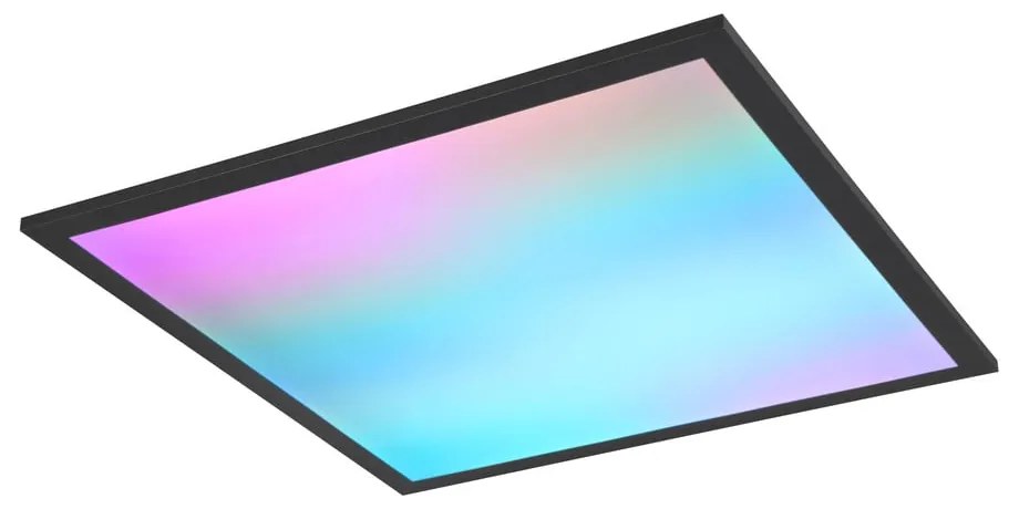 Čierne LED stropné svietidlo 44.5x44.5 cm Beta – Reality