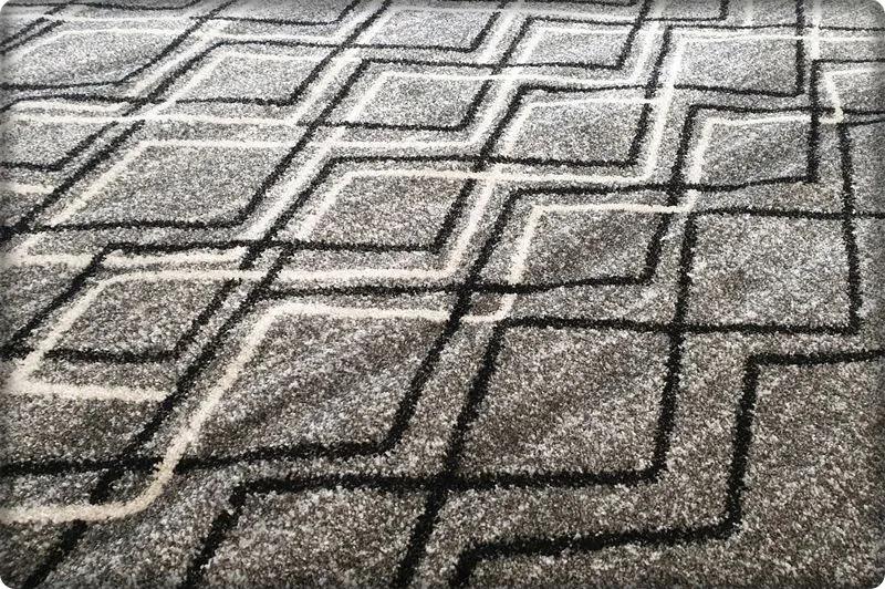 Dekorstudio Moderný koberec RIO vzor 166 sivý Rozmer koberca: 140x190cm