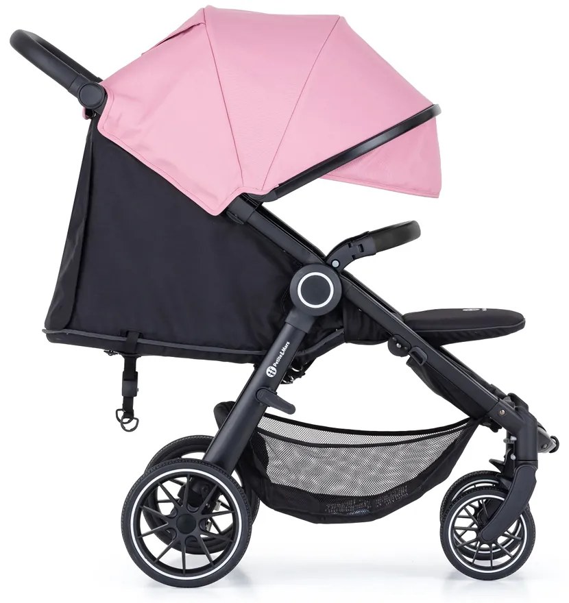 PETITE&MARS kočík športový Street+ RWS black rose pink complete