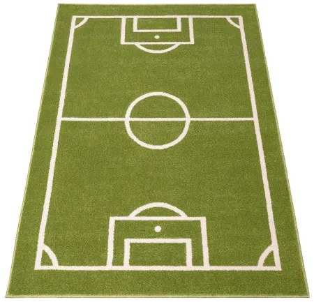 Koberec CLARA KIDS 02922A Ihrisko zelený / krémový