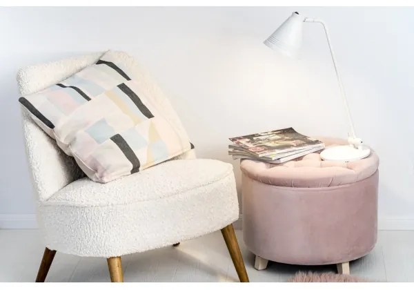 Argon 8002 - Stolná lampa AVALONE 1xE27/15W/230V čierna