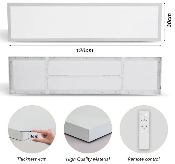 Brilagi-LED Stmievateľné kúpeľňové svietidlo FRAME SMART LED/50W/230V IP44 biele+DO