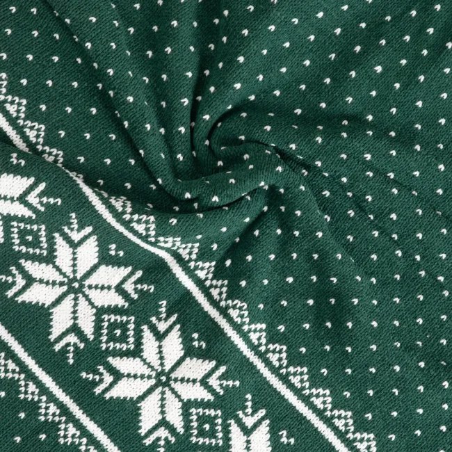 Deka LIRI zelená / biela 758607