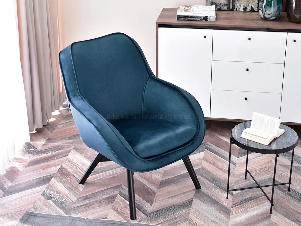 Relaxačné kreslo Merch (čierna). Akcia -21%. Vlastná spoľahlivá doprava až k Vám domov. 1136142