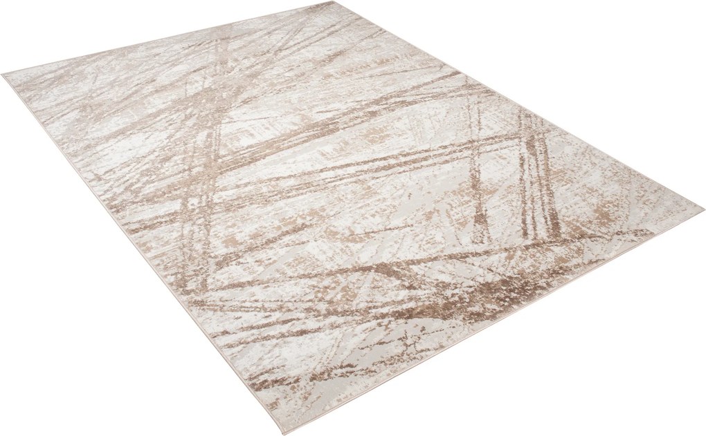 TA Koberec D002E WHITE/VIZON PORTLAND Biely Obdĺžnikový Rozmer: 80x150 cm