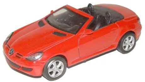 Welly Auto 1:34 Welly Mercedes Benz SLK350 červený 12cm