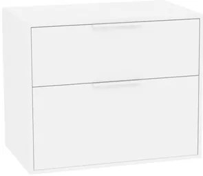 Kúpeľňová skrinka bez umývadla Roca Optica 78,5x56,5x45,5 cm biela matná mat OPTDESK802ZBM