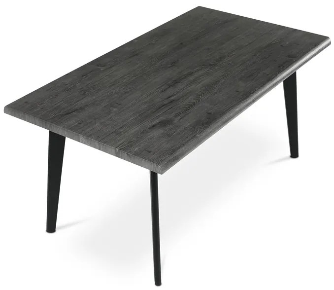 Autronic BONTEC Jedálenský stôl 160x90cm, mdf, sivý dub, HT-F4416 GREY Farba: Šedá