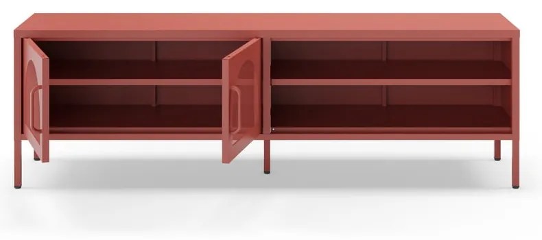 TV stolík v tehlovej farbe 160x50 cm Diora – Marckeric