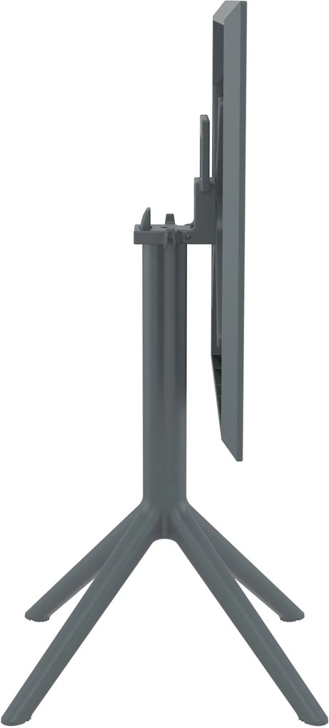 Skladací stôl Sky square - tmavošedá