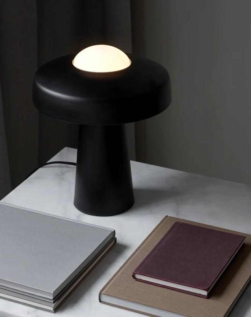 NORDLUX Dotyková stolová lampa TIME, 1xE27, 40W, čierna