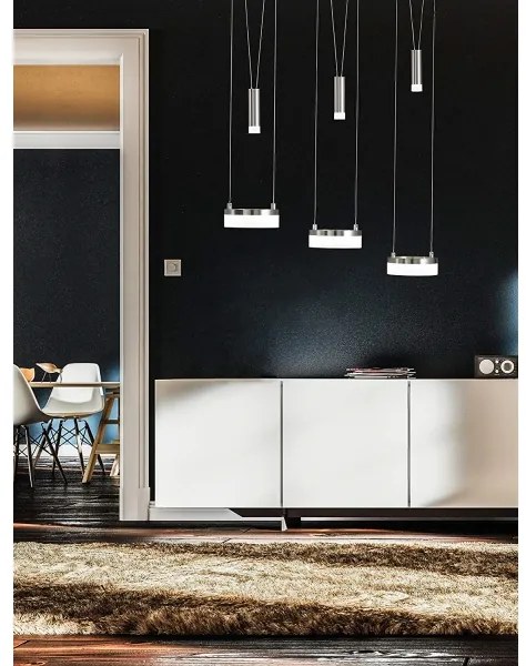 Wofi 7263.06.54.6000 - LED Stmievateľný luster na lanku 3xLED/7,5W/230V + 3xLED/1W