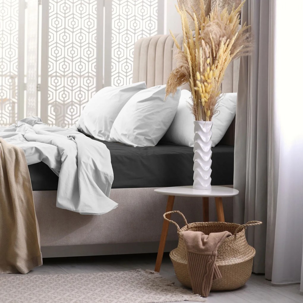 FROTÉ PRESTIERADLO 027/210 200X220 CM ČIERNE