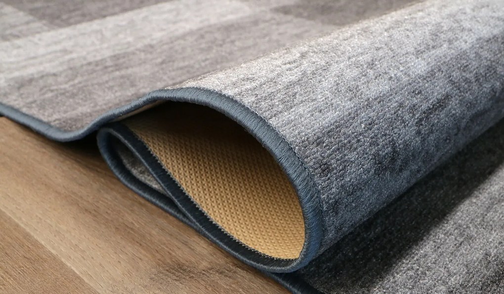 Associated Weavers, Protišmykový behúň na mieru Icona 97, šíre 80 cm, šedá, chodba / predsieň