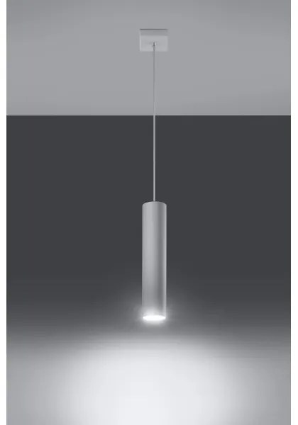 Sollux SL.0323 - Luster na lanku LAGOS 1 1xGU10/10W/230V biela