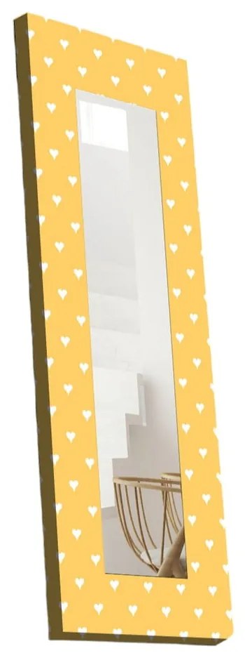 Nástenné zrkadlo s dreveným rámom 40x120 cm – Wallity