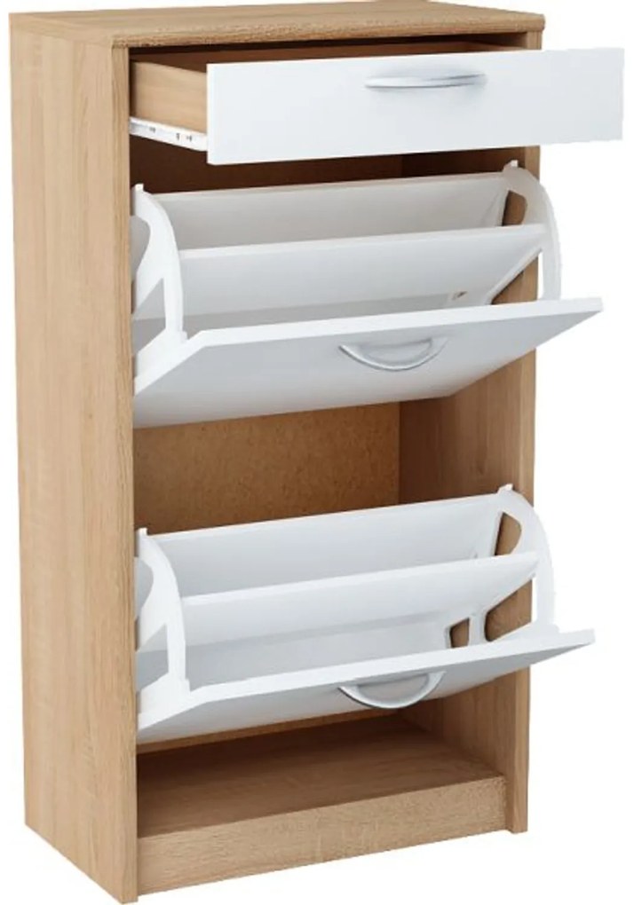 Skrinka na topánky JULIA K2 Sonoma