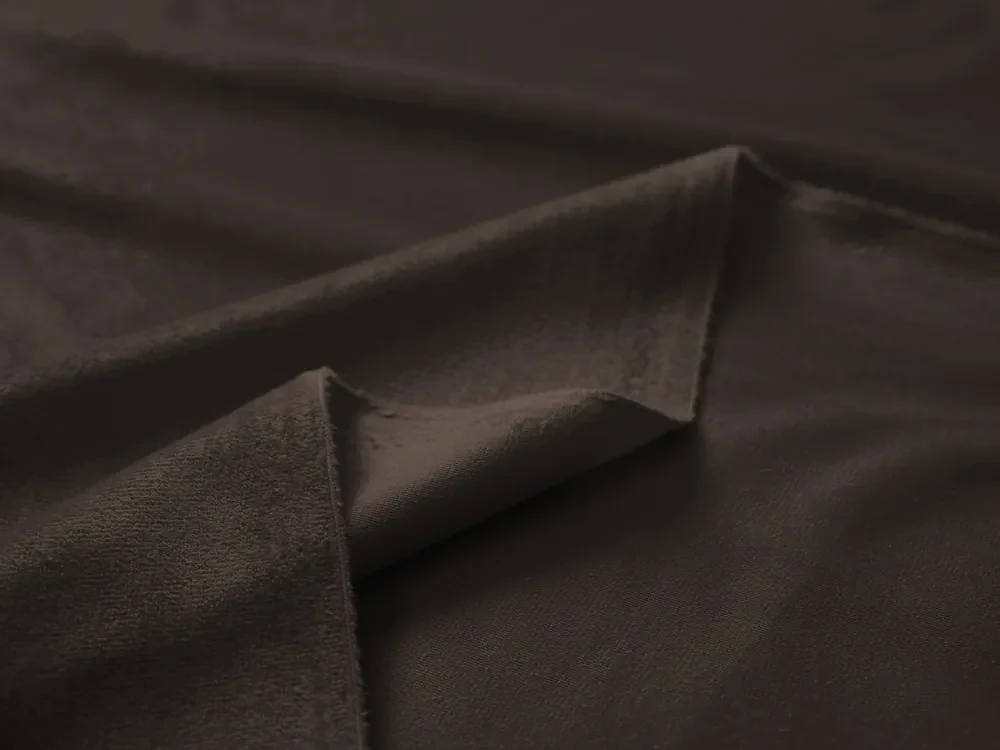 Biante Zamatový záves Velvet Prémium SVP-016 Tmavo hnedý - šírka 270 cm 270x140 cm