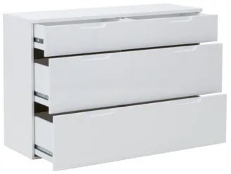Komoda biely lesk GLOSSY